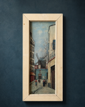 Podle Maurice Utrilla – Rue Lepic, zarámovaná reprodukce