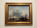 Segelschiffe auf See – Ölgemälde nach Reinier Nooms (Zeeman), 62 × 50 cm
